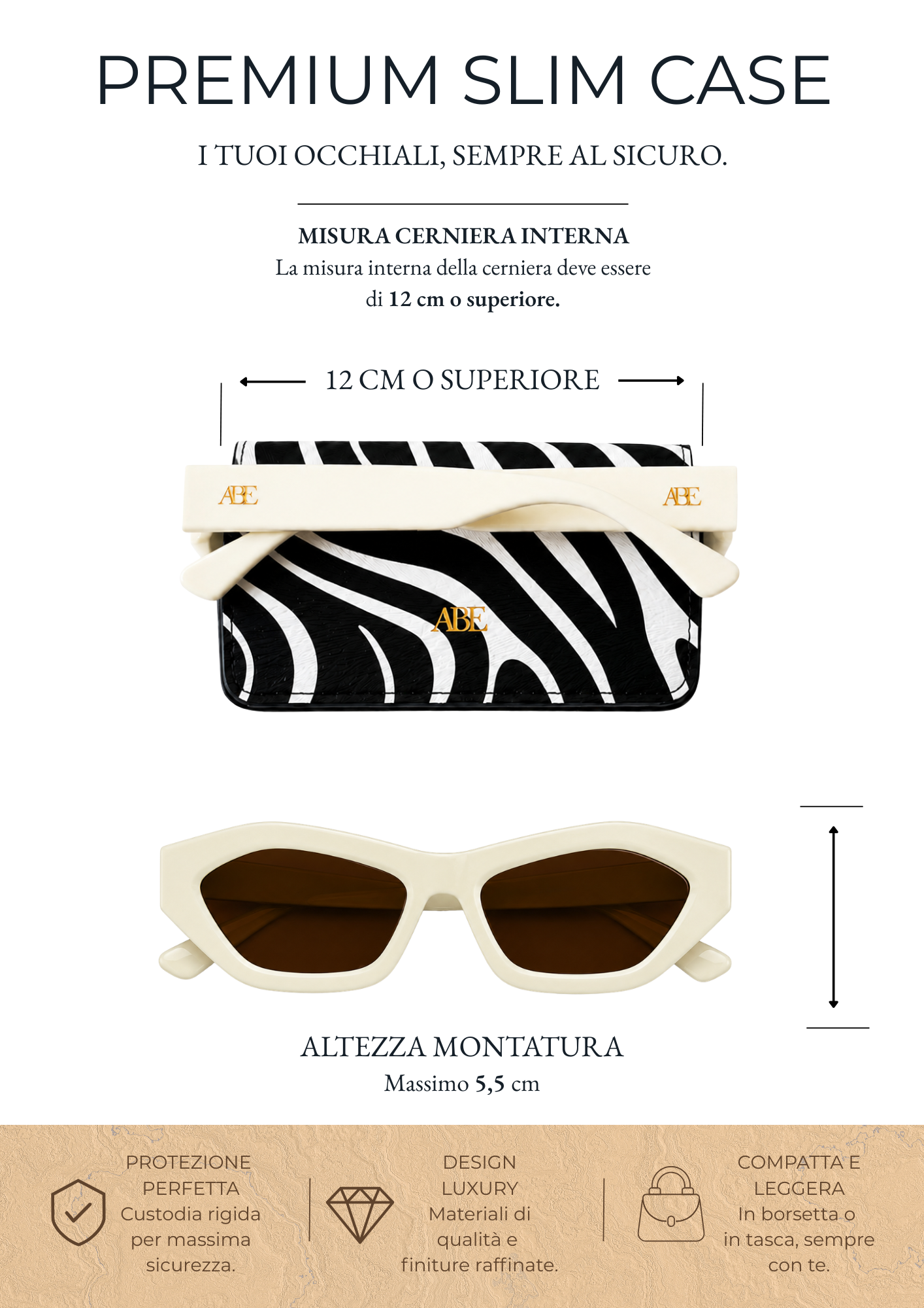 PREMIUM SLIM CASE ZEBRA